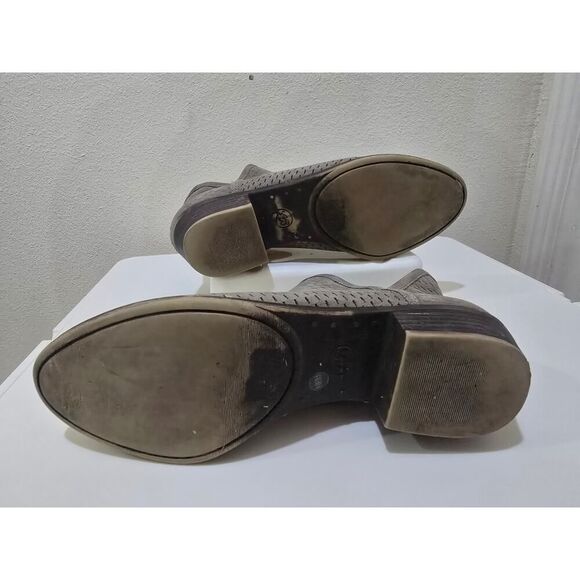 Lucky Brand Women's Baley Ankle Boot Gray Suede Bottie Brindle Rodeo Size 9.5 - Picture 6 of 6